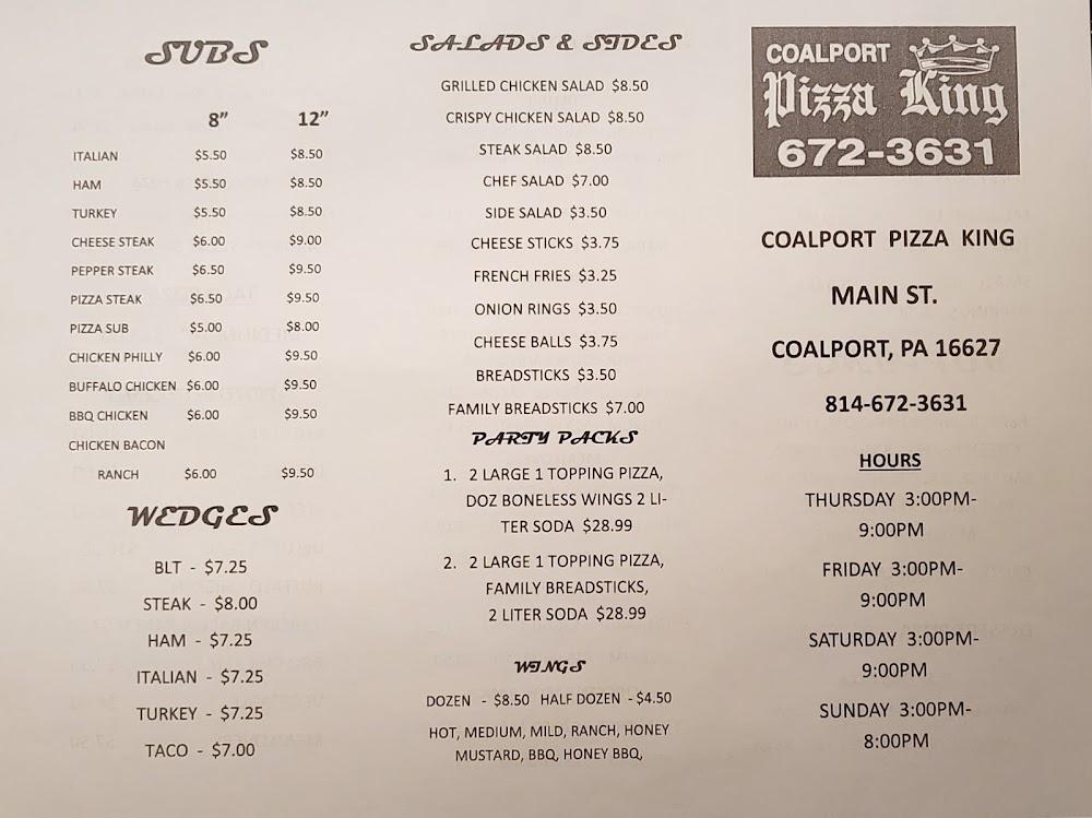 Pizza King Menu image 2